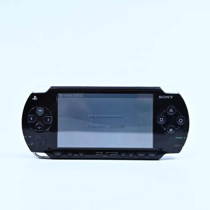 Black - Sony PSP Console - PSP-1002 - PSP-1000 - NEW BATTERY! - FREE POST!