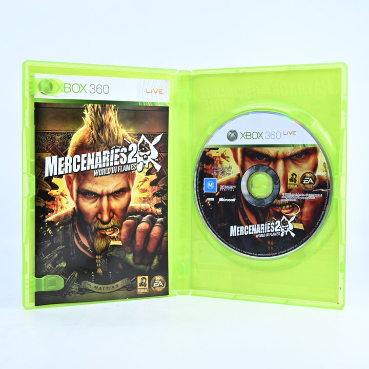 Mercenaries 2: World in Flames - Xbox 360 Game + Manual - PAL
