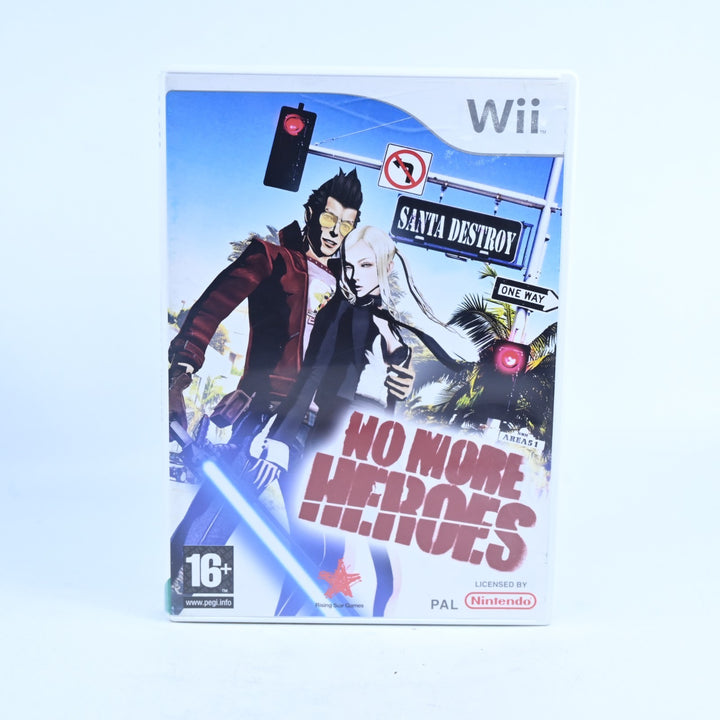 No More Heroes - Nintendo Wii Game + Manual - PAL - MINT DISC!