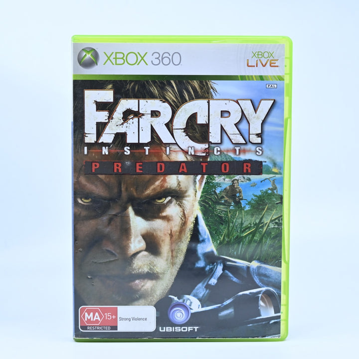 Far Cry Instincts Predator - Xbox 360 Game + Manual - PAL - MINT DISC!