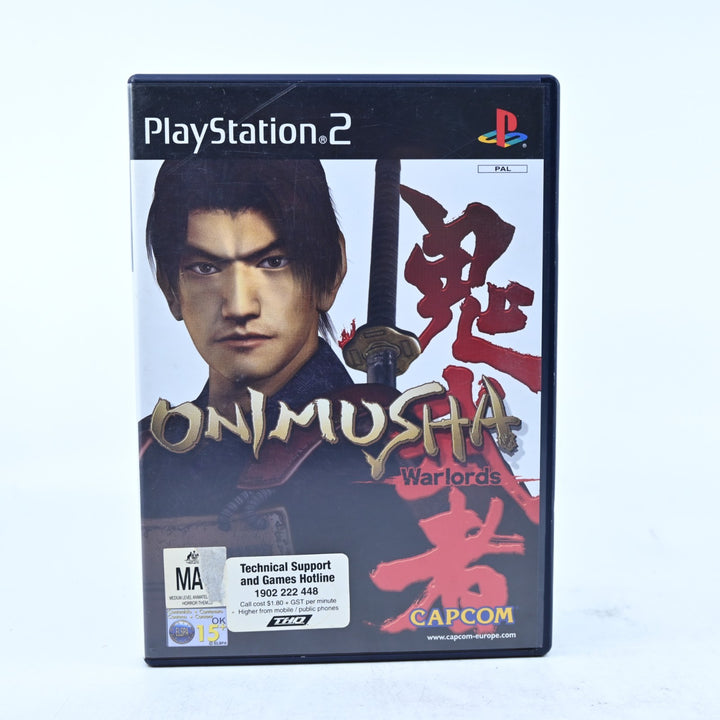 Onimusha: Warlords - Sony Playstation 2 / PS2 Game + Manual - PAL - MINT DISC!