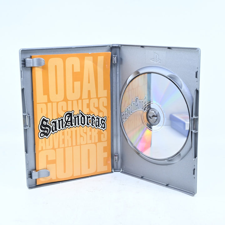 Grand Theft Auto: San Andreas - Sony Playstation 2 / PS2 Game + Manual / No Map