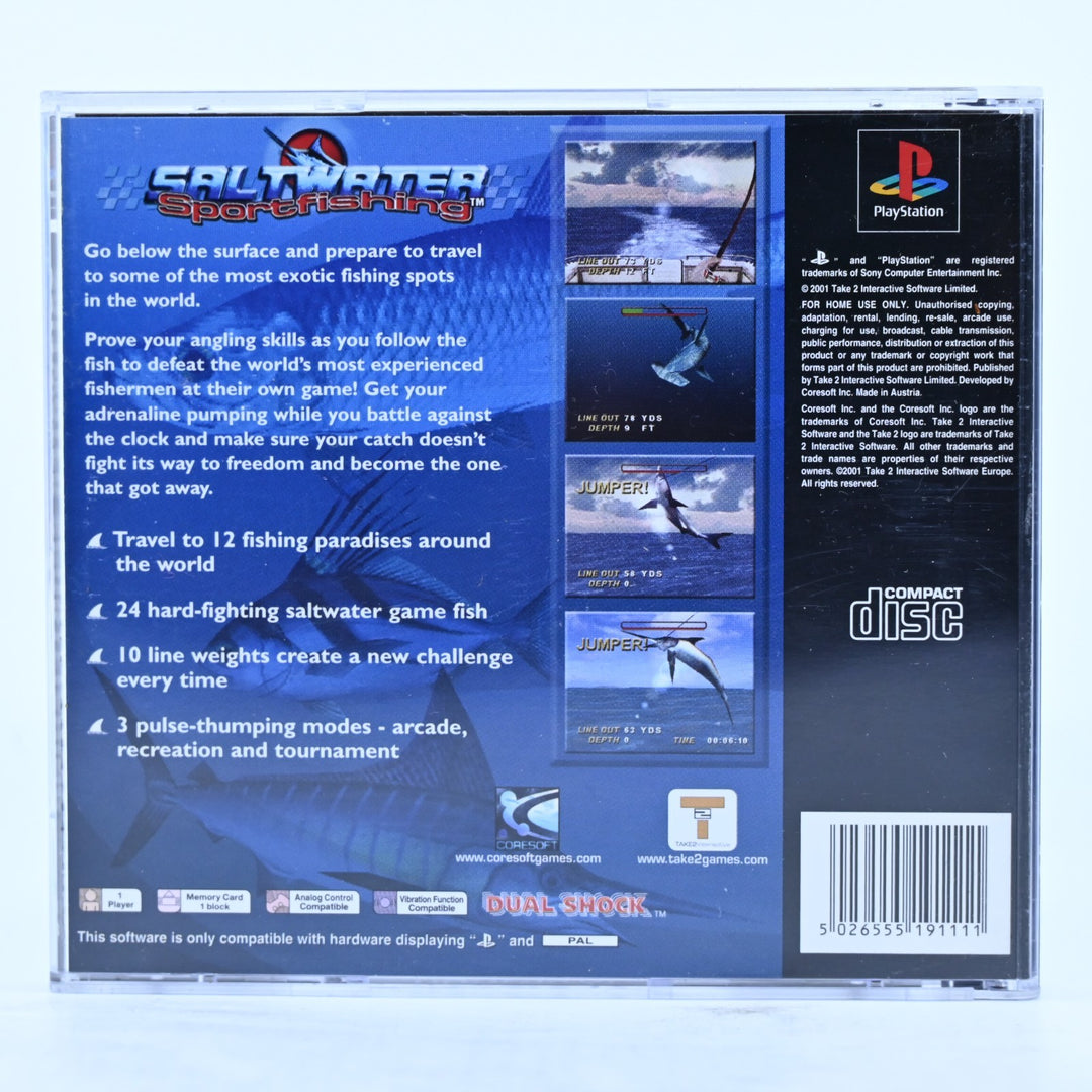 Saltwater Sportfishing - Sony Playstation 1 / PS1 Game - No Manual - PAL