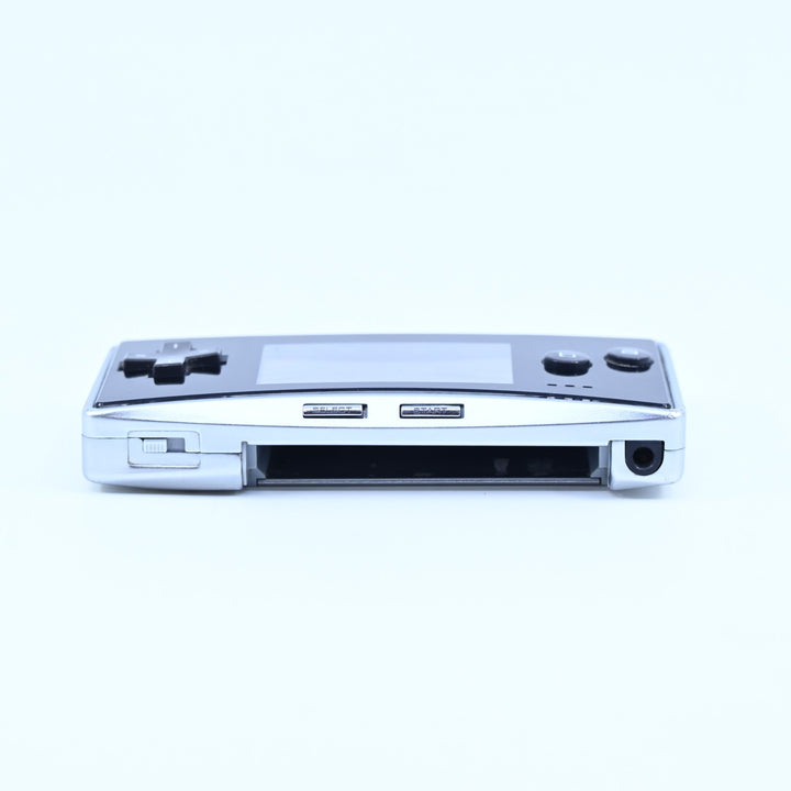 Black / Silver - OXY-001 - Nintendo Gameboy Micro Console / GBA Console - PAL