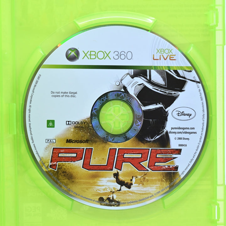 Pure - Xbox 360 Game - No Manual - PAL - MINT DISC!