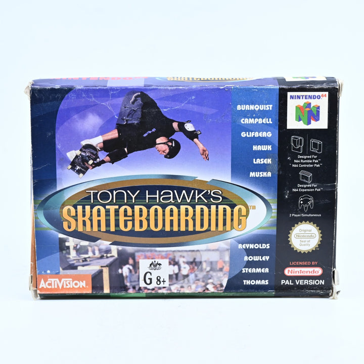 Tony Hawk's Skateboarding - N64 / Nintendo 64 Boxed Game - No Manual - PAL