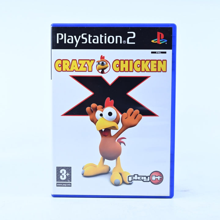 Crazy Chicken X - Sony Playstation 2 / PS2 Game + Manual - PAL - MINT DISC!