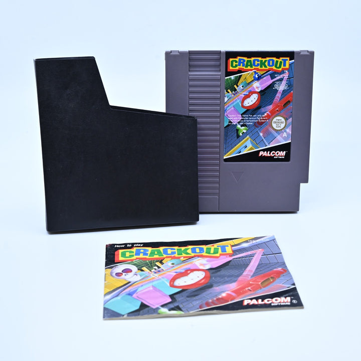 Crackout - Nintendo Entertainment System / NES Game + Manual - PAL - FREE POST!