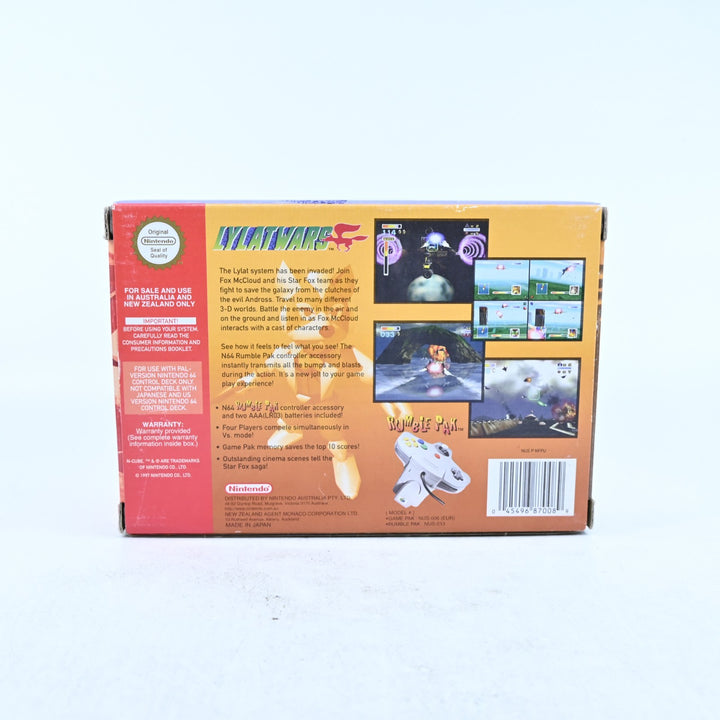 Lylat Wars - N64 / Nintendo 64 Boxed Game + Rumble Pak - PAL - FREE POST!