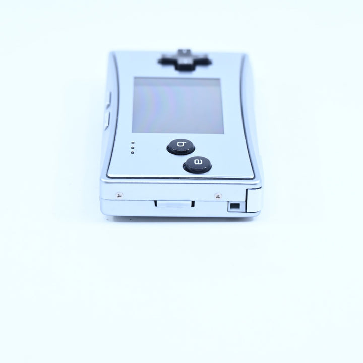 OXY-001 Silver - Nintendo Gameboy Micro Boxed Console - FREE POST!