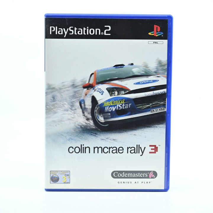 Colin McRae Rally 3 - Sony Playstation 2 / PS2 Game + Manual - PAL - MINT DISC!