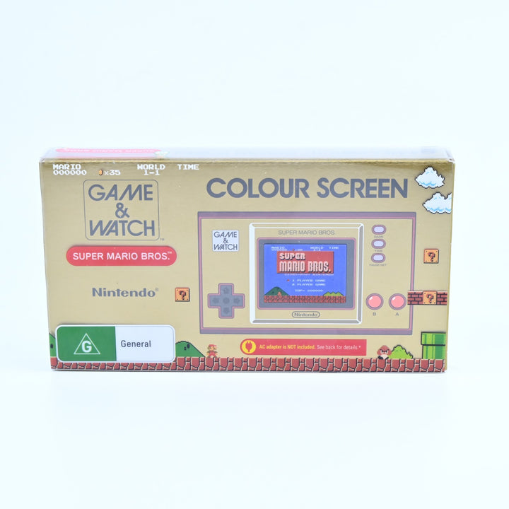 SEALED! Super Mario Bros. Colour Screen - Nintendo Game & Watch Boxed Console
