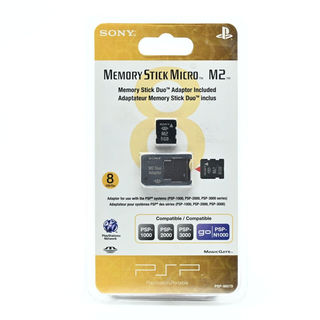 Memory Stick Micro - M2 - Sony - 8GB - Sony PSP Accessory - FREE POST!