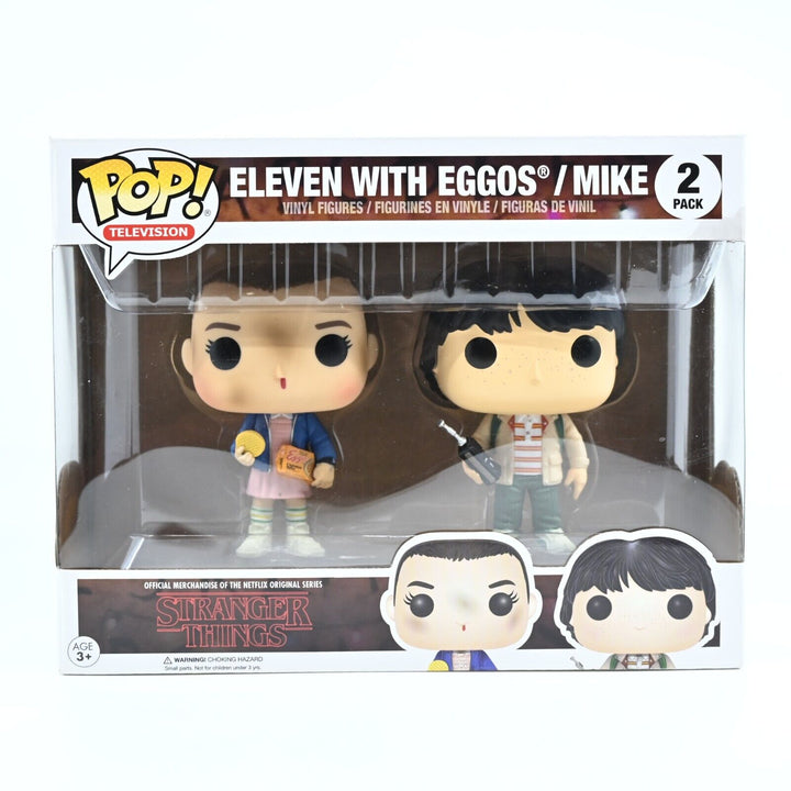 Eleven with Eggos and Mike - Stranger Things Funko POP Vinyl Television - 2 Pack