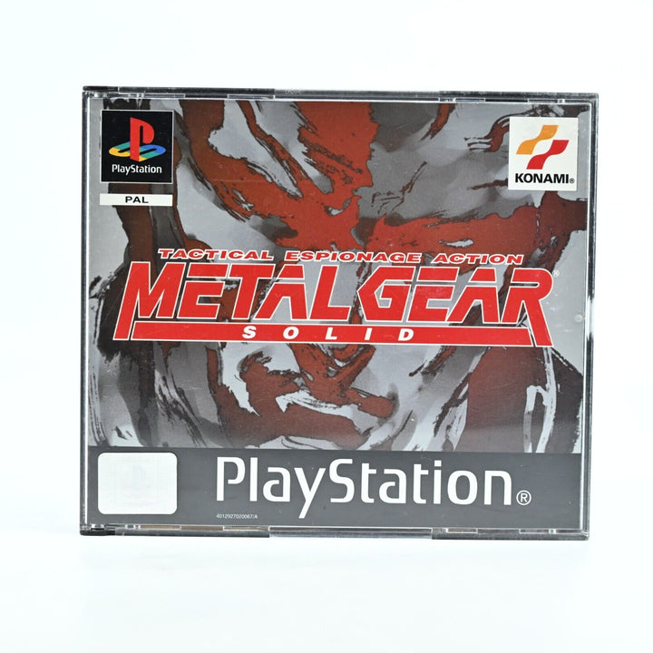 Metal Gear Solid - Sony Playstation 1 / PS1 Game + Manual - PAL - MINT DISCS!