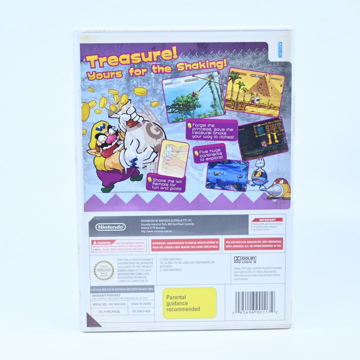 Wario Land The Shake Dimension - Nintendo Wii Game + Manual - PAL - MINT DISC!