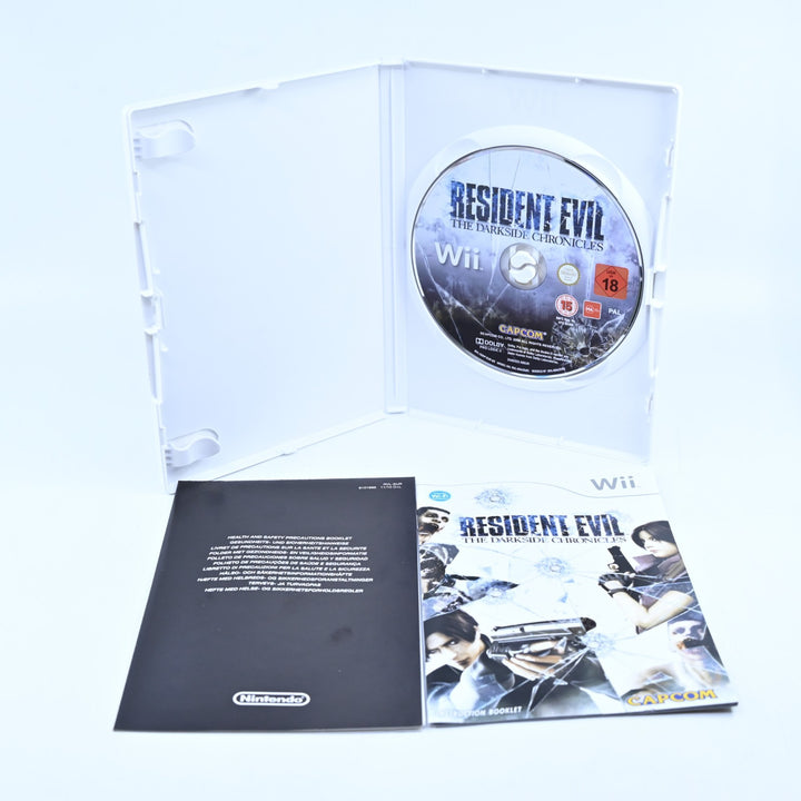 LIKE NEW! Resident Evil: The Darkside Chronicles - Nintendo Wii Game + Manual