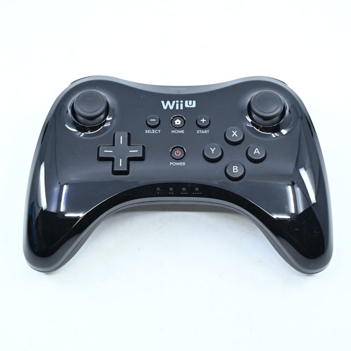 Black Wii U Pro Controller - Nintendo Wii U Accessory - PAL - FREE POST!