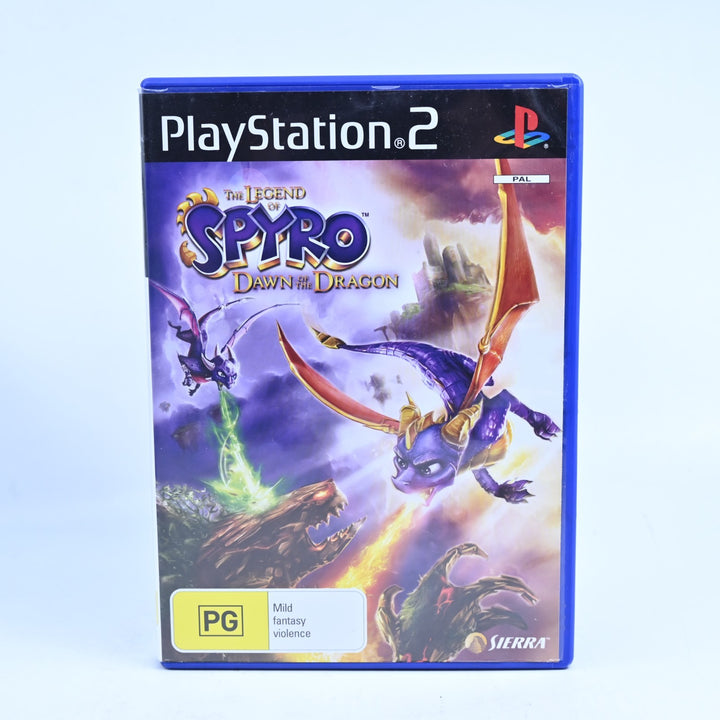 The Legend of Spyro: Dawn of the Dragon - Sony Playstation 2 / PS2 Game + Manual