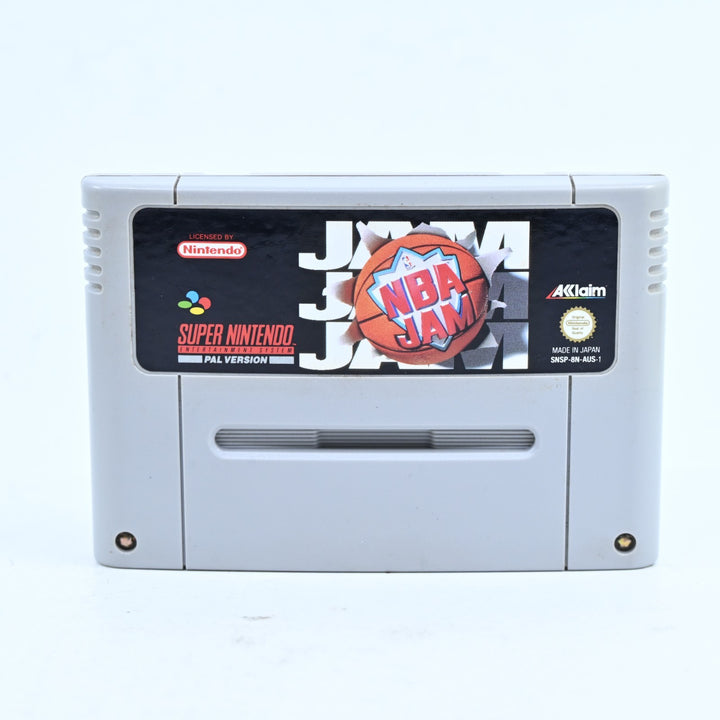 NBA Jam - Super Nintendo / SNES Game - PAL - FREE POST!