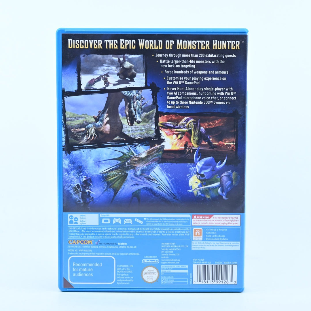Monster Hunter 3 Ultimate - Nintendo Wii U Game - PAL - FREE POST!