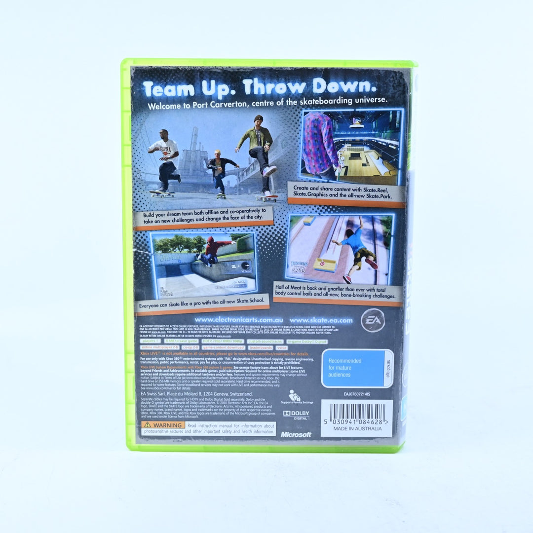 Skate 3 - Xbox 360 Game + Manual - PAL - MINT DISC!