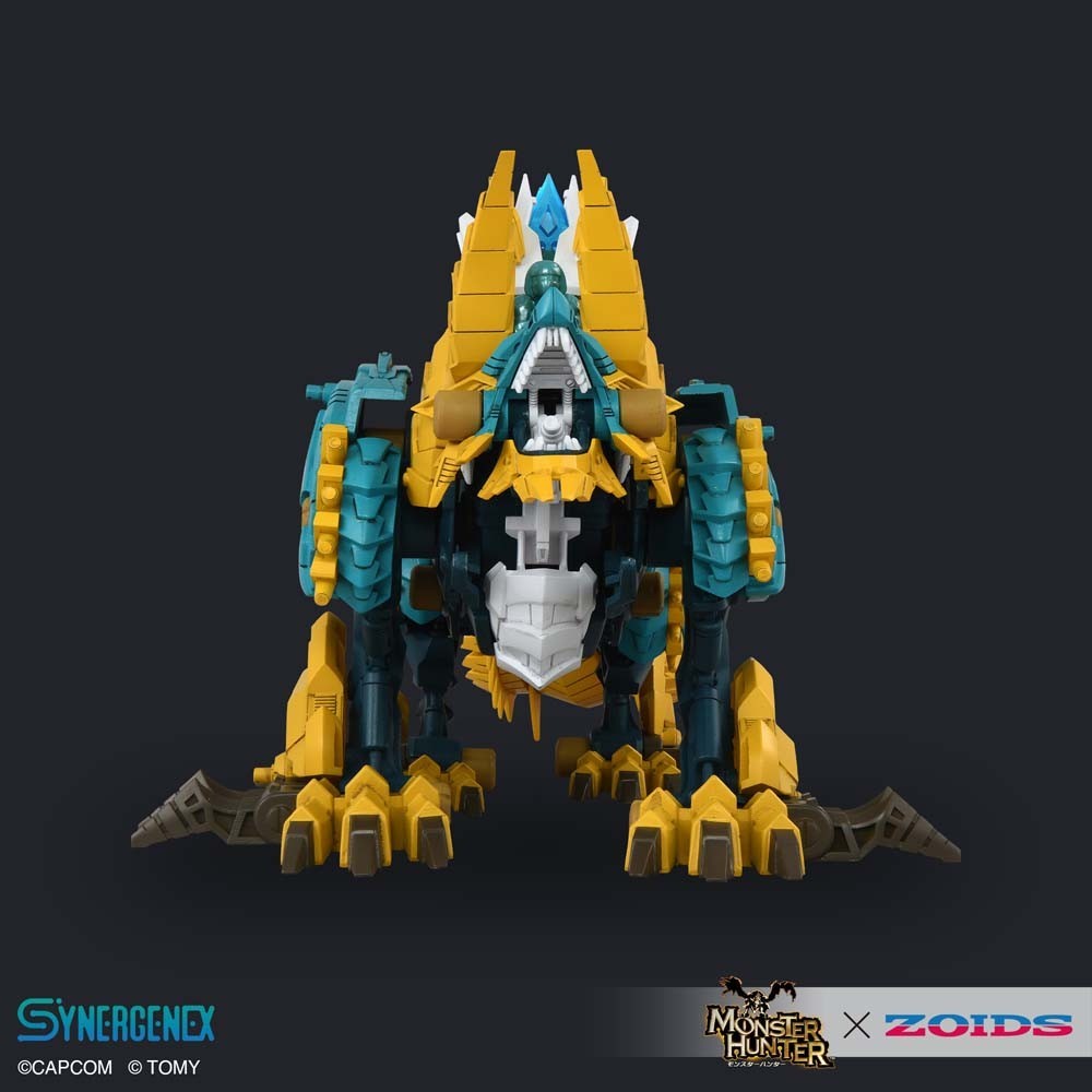Pre-Order - SYNERGENEX ZOIDS-X-MONSTER HUNTER WILD LIGER-x-ZINOGRE  Model Kit