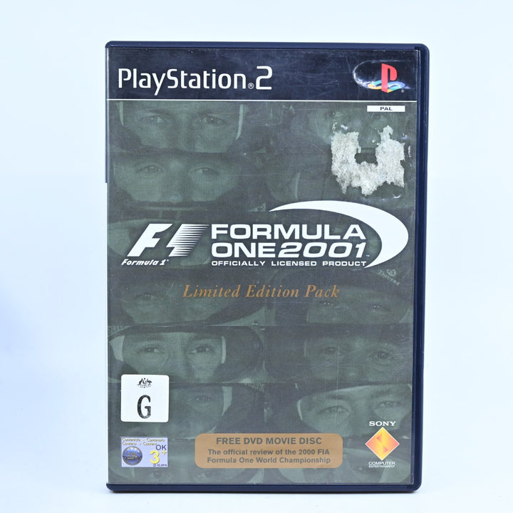 Formula One 2001 - Sony Playstation 2 / PS2 Game + Manual - PAL - MINT DISC!