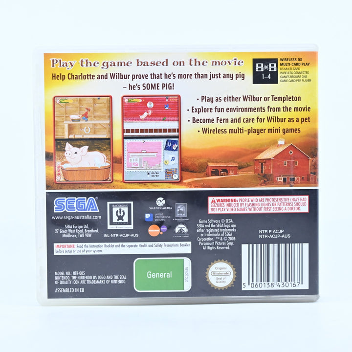 Charlotte's Web - Nintendo DS Game - PAL + Manual - FREE POST!
