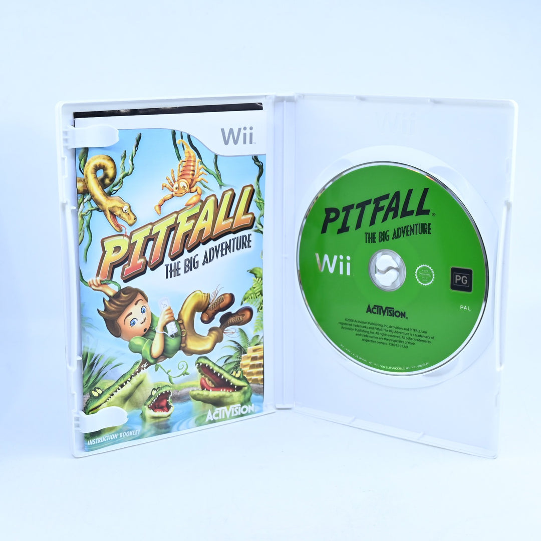 Pitfall: The Big Adventure - Nintendo Wii Game + Manual - MINT DISC!