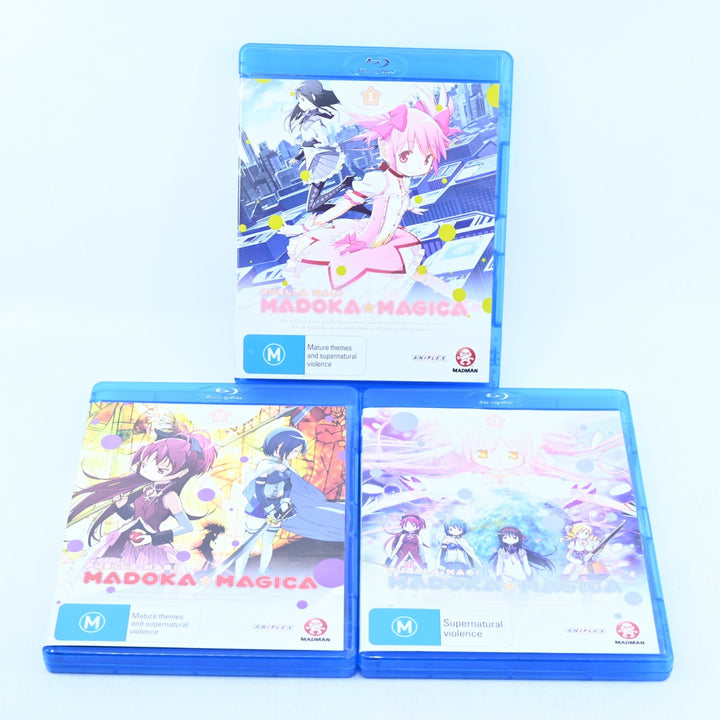 Puella Magi Madoka Magica - Volumes 1-3 - Region B - Madman - Anime Blu-ray
