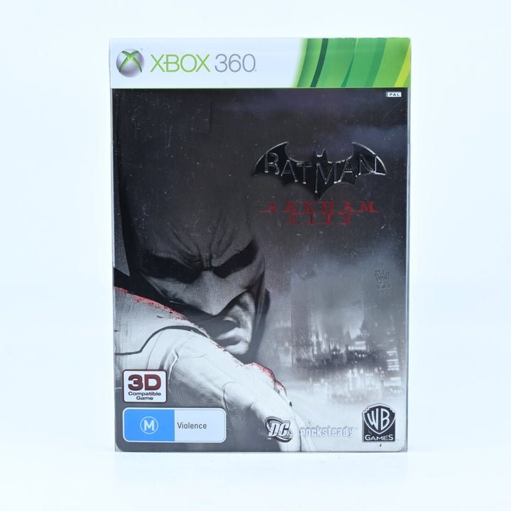 Batman: Arkham City Steelbook - Xbox 360 Game + Manual - PAL - MINT DISC!