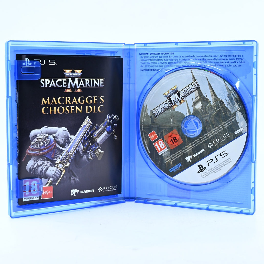 Warhammer 40,000 Space Marine II 2 - Sony Playstation 5 / PS5 Game - FREE POST!