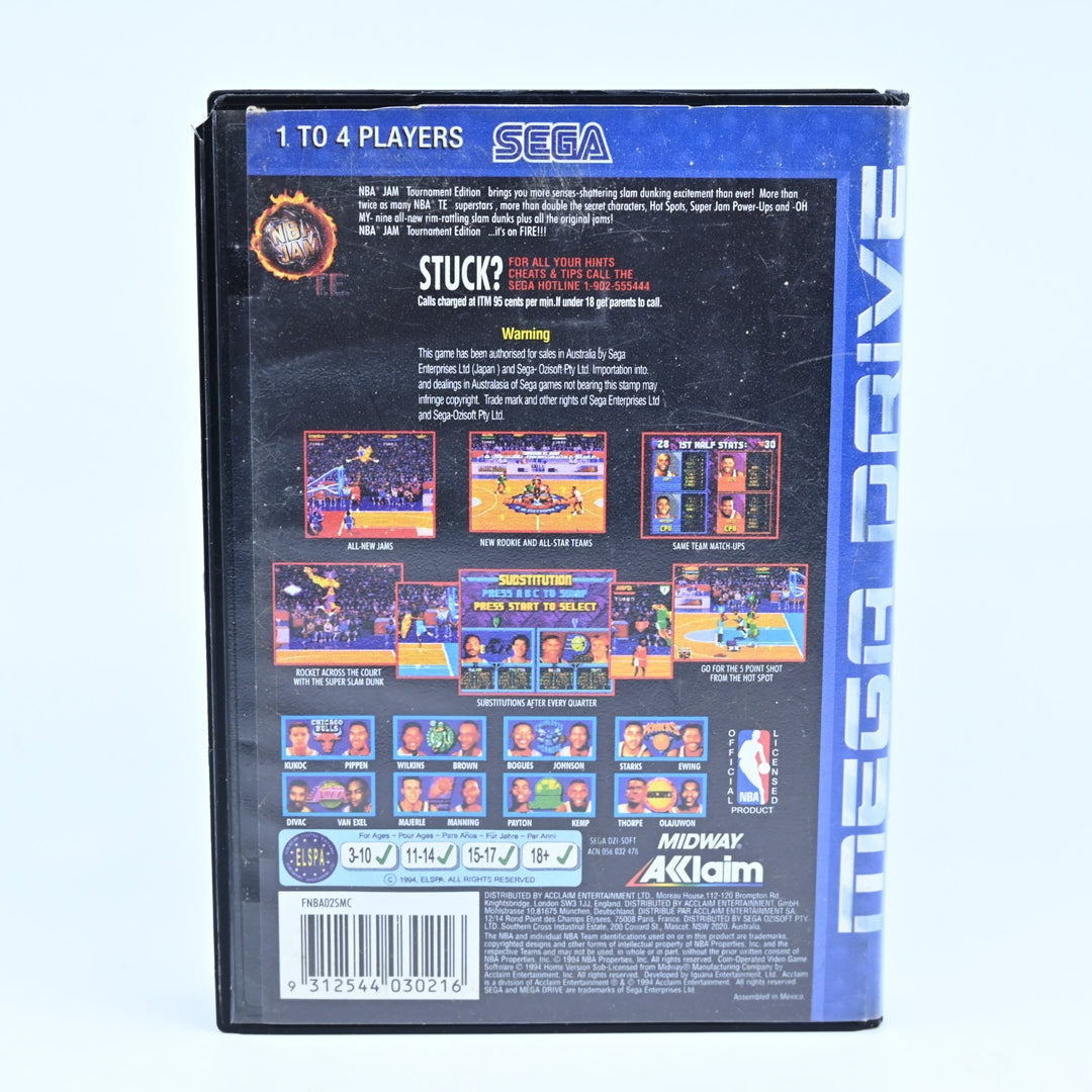 NBA Jam: T.E. Tournament Edition - Sega Mega Drive Game + Manual - PAL