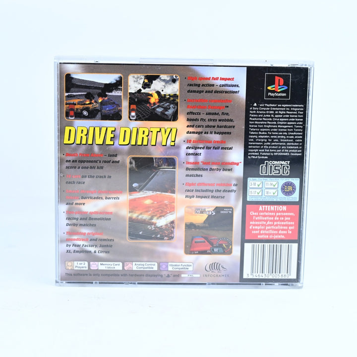 Demolition Racer - Sony Playstation 1 / PS1 Game + Manual - PAL - MINT DISC!