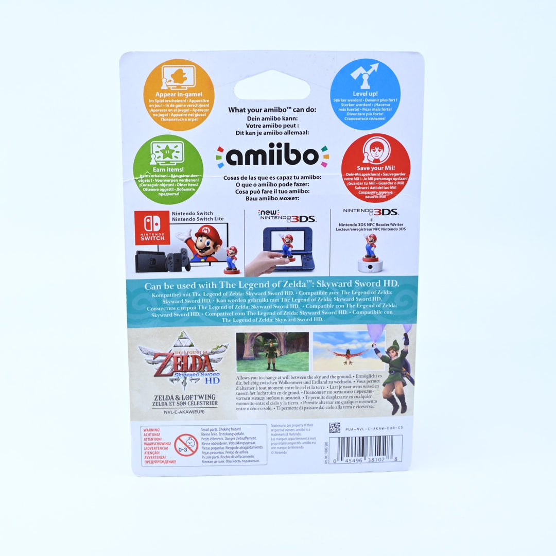 SEALED! Zelda & Loftwing Amiibo - The Legend of Zelda - Nintendo