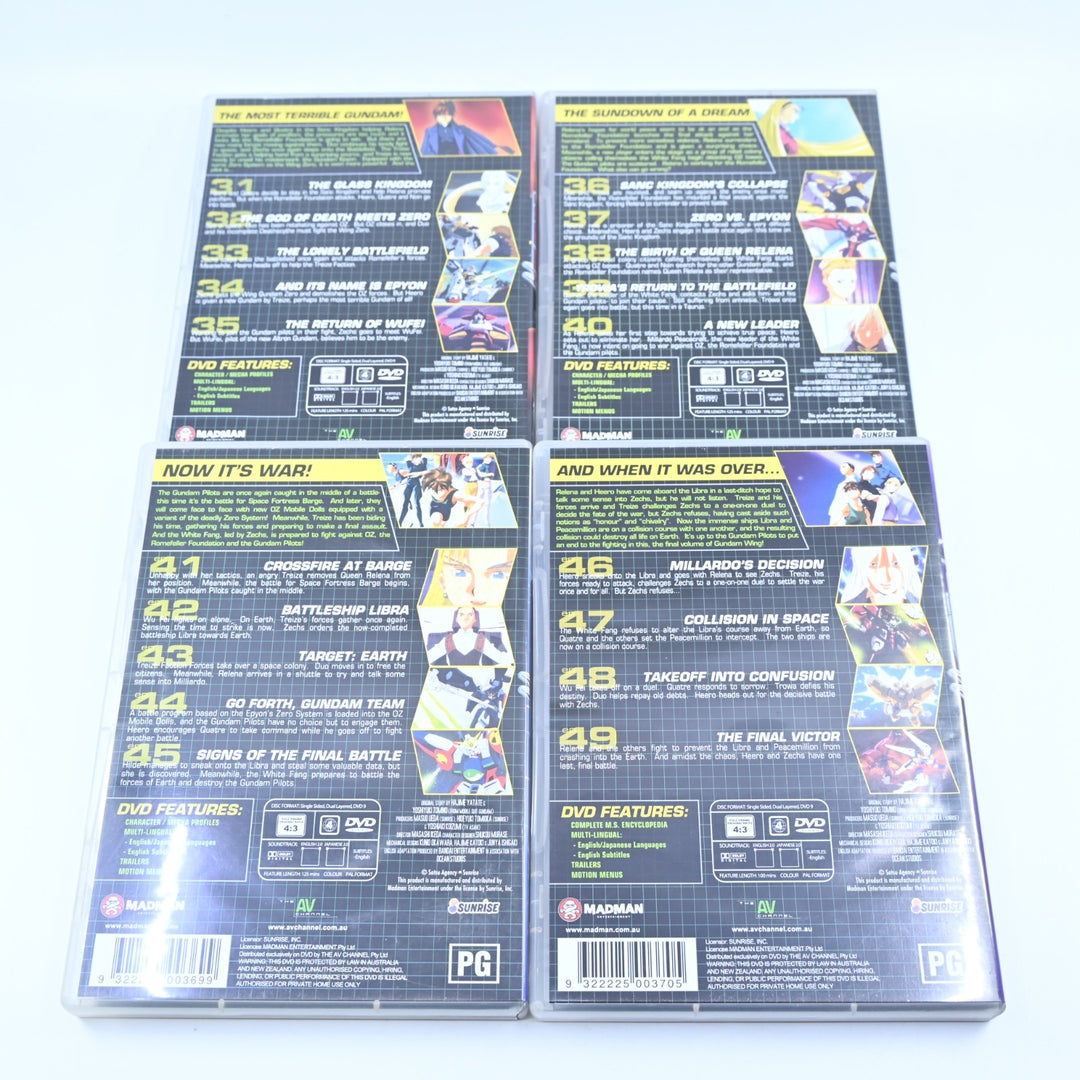 Moblie Suit Gundam Wing - Volumes 1 to 10 - Region  4 - Anime DVDs