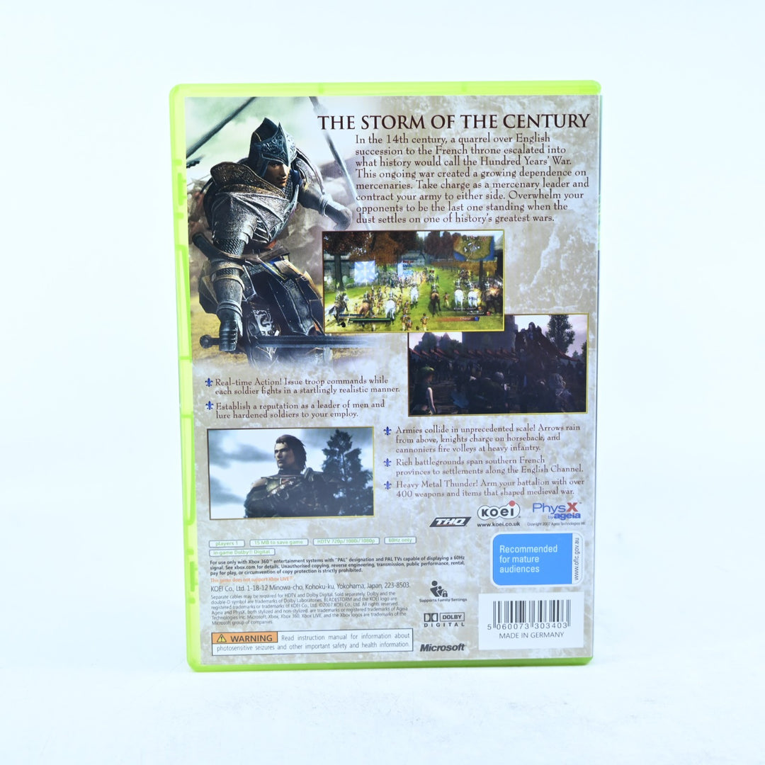 Bladestorm: The Hundred Years War - Xbox 360 Game + Manual - PAL - MINT DISC!