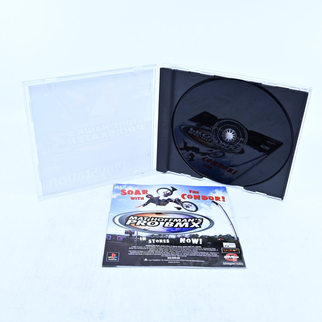 Tony Hawk's Pro Skater 3 - Sony Playstation 1 / PS1 Game + Manual - MINT DISC!