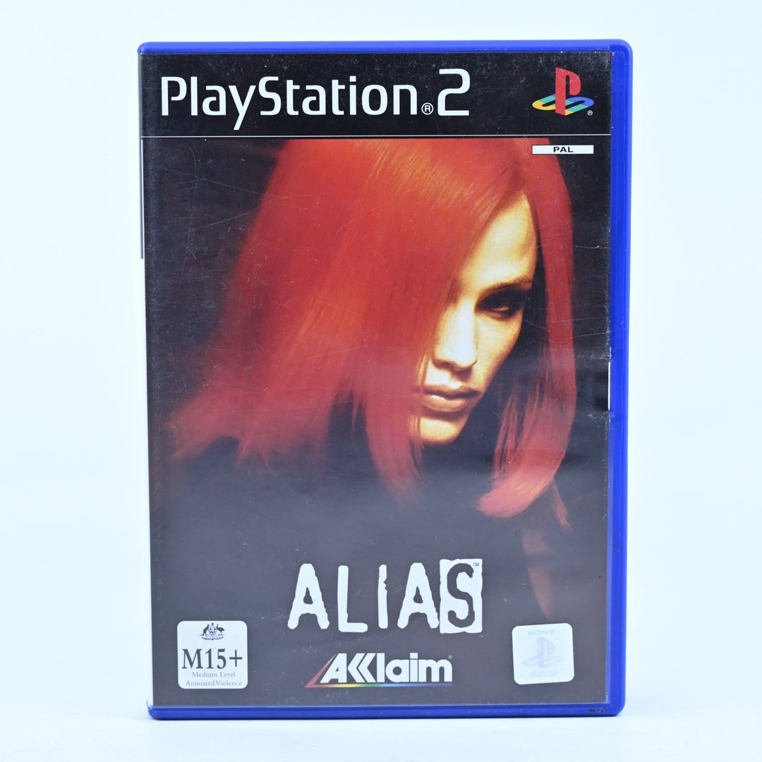 Alias - Sony Playstation 2 / PS2 Game + Manual - PAL - MINT DISC!