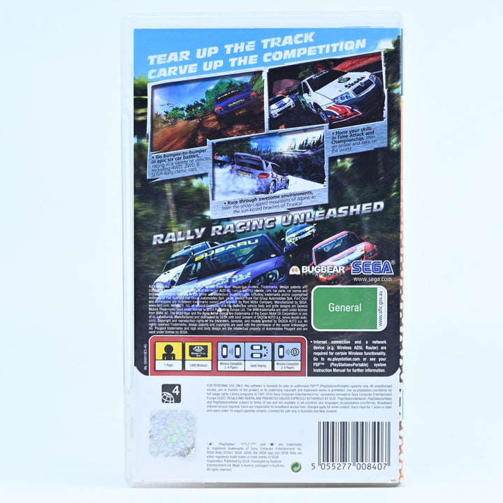 SEGA Rally - Sony PSP Game + Manual - FREE POST!