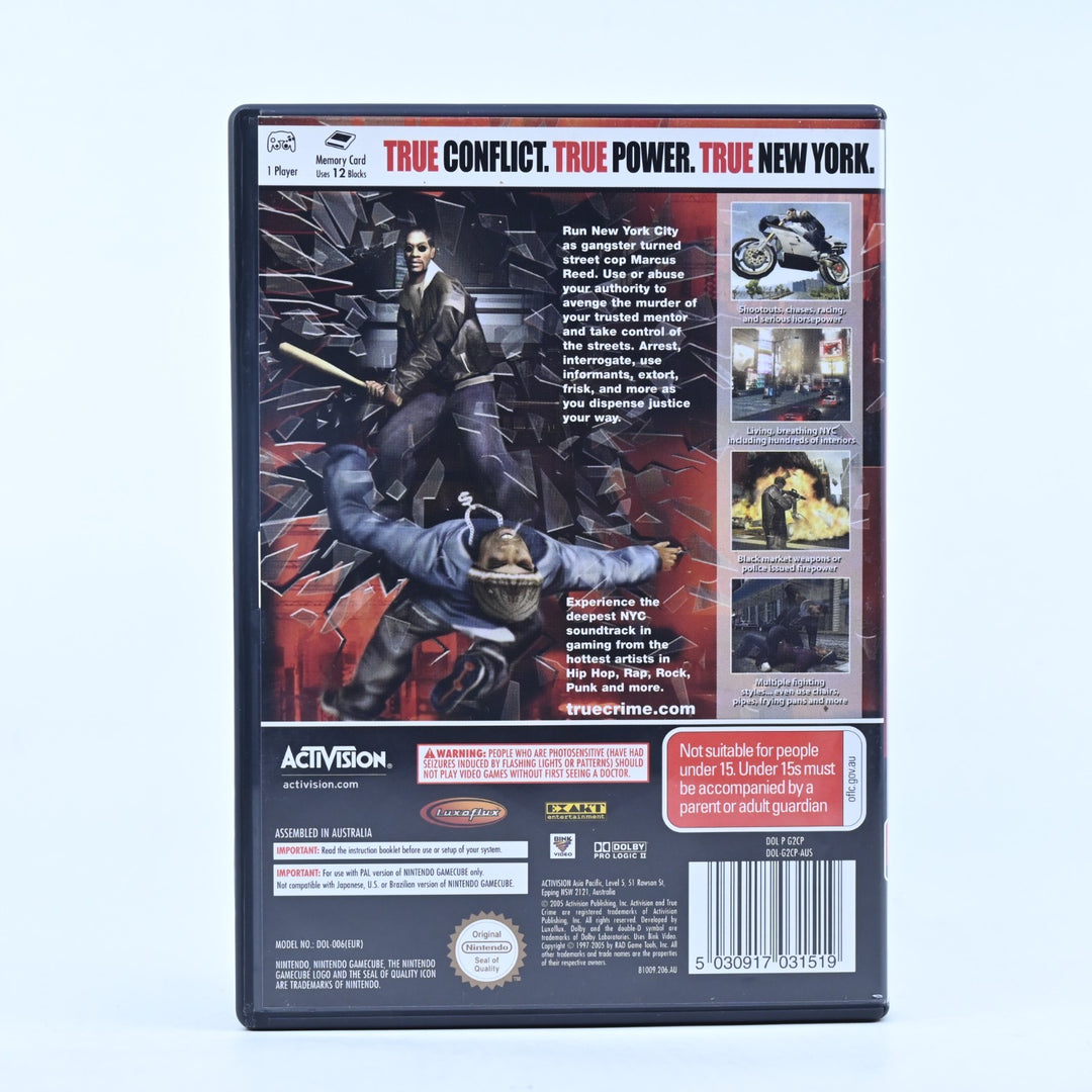True Crime New York City - Nintendo Gamecube Game + Manual - PAL - FREE POST!