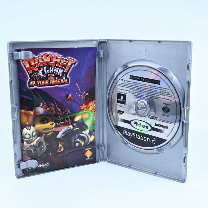 Ratchet & Clank 3: Up Your Arsenal - Sony Playstation 2 / PS2 Game + Manual