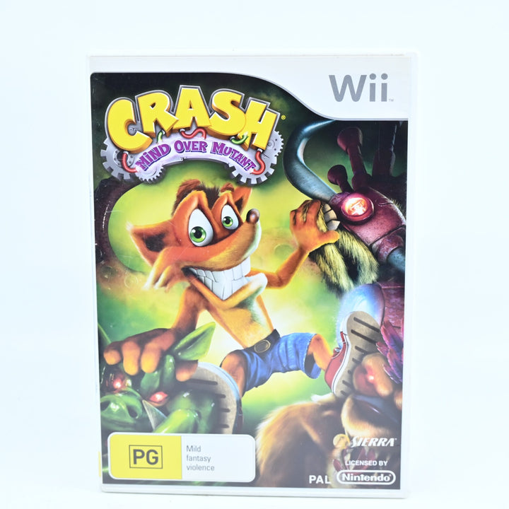 Crash: Mind Over Mutant - Nintendo Wii Game + Manual - PAL