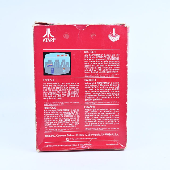 Superman - Atari 2600 Boxed Game - PAL - FREE POST!