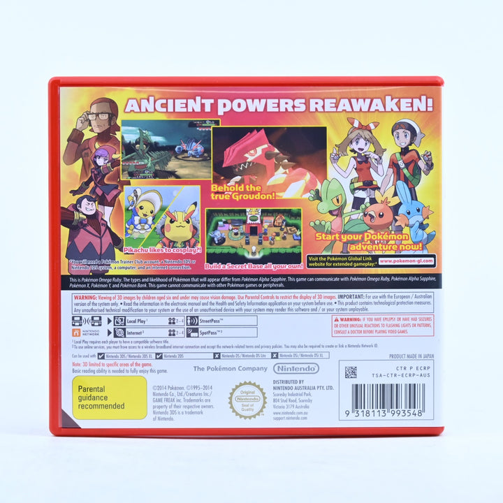 Pokemon Omega Ruby - Nintendo 3DS Game - PAL + Manual - FREE POST!