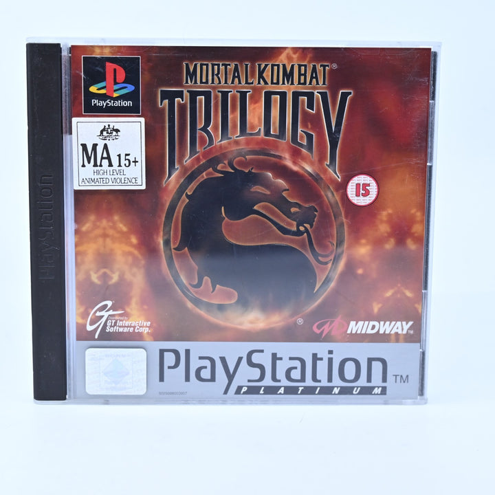 Mortal Kombat Trilogy - Sony Playstation 1 / PS1 Game + Manual - PAL