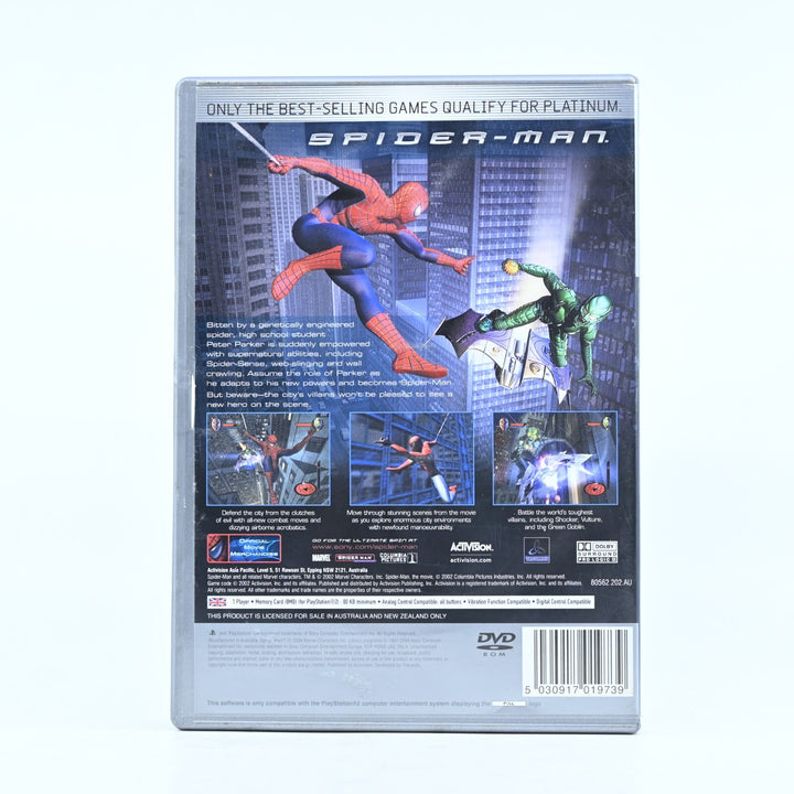 Spider-man - Sony Playstation 2 / PS2 Game + Manual - PAL - MINT DISC!