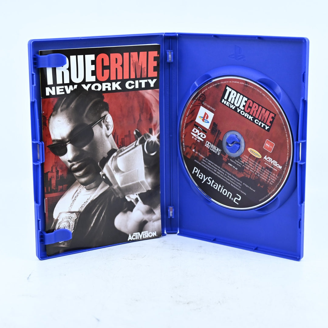 True Crime: New York City - Sony Playstation 2 / PS2 Game + Manual - PAL