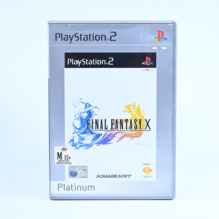 Final Fantasy X - Sony Playstation 2 / PS2 Game + Manual - PAL - MINT DISC!
